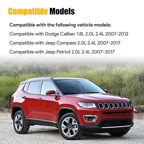 Upper Radiator Coolant Hose with Cap Fit for Jeep Compass Patriot Dodge Caliber 2007-2017 1.8L 2.0L 2.4L Replace # 5058172AH 5058172AE 5058172AI 5058172AF 5058172AG 5058172AJ in Kuwait