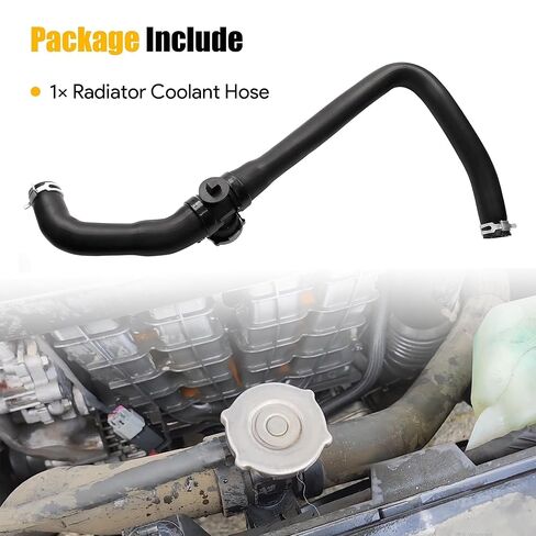 Upper Radiator Coolant Hose with Cap Fit for Jeep Compass Patriot Dodge Caliber 2007-2017 1.8L 2.0L 2.4L Replace # 5058172AH 5058172AE 5058172AI 5058172AF 5058172AG 5058172AJ in Kuwait