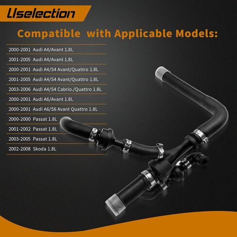 058133784AF Vacuum Check Valve Breather Hose Assembly for VW Passat B5 for Audi A4 S4 A6 S6 for SKODA Superb SEAT Exeo 058133784P in Kuwait