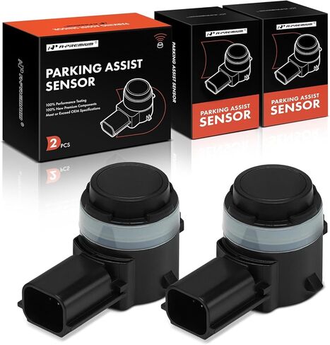 مستشعر A-Premium 2-PC الأمامي الخلفي الخلفي للمساعدة في ركن السيارة متوافق مع موديلات Ford وLincoln - Explorer 2017-2019، Edge 2019-2024، EcoSport 2018-2022، Nautilus 2019-2023 in Saudi Arabia