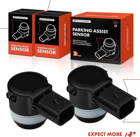 مستشعر A-Premium 2-PC الأمامي الخلفي الخلفي للمساعدة في ركن السيارة متوافق مع موديلات Ford وLincoln - Explorer 2017-2019، Edge 2019-2024، EcoSport 2018-2022، Nautilus 2019-2023 in Saudi Arabia