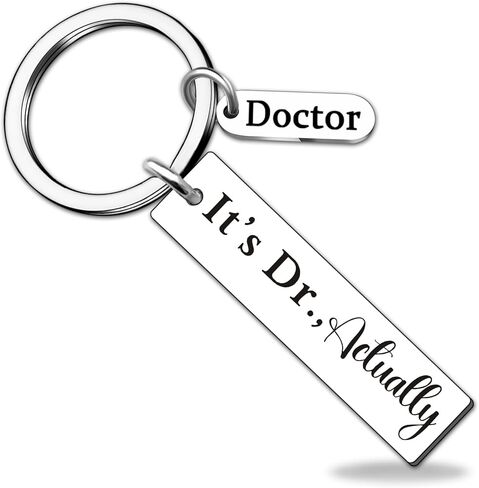 هدايا طبيب igvean للنساء والرجال هدايا التخرج دكتوراه هدية عيد ميلاد هدية عيد الميلاد للطبيب طالب مدرسة الطب هدية إنها دكتور في الواقع سلسلة المفاتيح in Kuwait