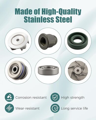 Water Pump Seal Mechanical Seal Impeller & Oil Seal Gasket Bearing Kit Fit for Polaris Sportsman 500 HO/Ranger/Magnum/Scrambler/Big Boss ATP/Hawkeye/Worker 425 400 450 500 Replace 3084837 3086840 in Saudi Arabia
