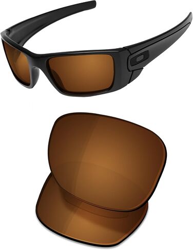 عدسات OSharp بديلة للنظارات الشمسية Oakley Fuel Cell OO9096-60mm - مستقطبة عالية الدقة، عاكسة، حماية من الأشعة فوق البنفسجية وملاءمة مثالية in Kuwait