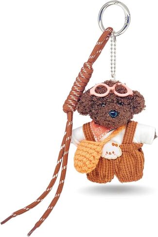 Joedy Bear Keychain Bag Charms Purse Charms Cute Keychains for Women Handbags, Backpacks, Wallet in Kuwait