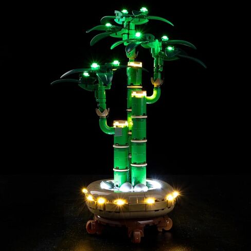 مجموعة مصباح LED LED Bricksoul لـ Lego Botanicals Lucky Bamboo Building مجموعة ، متوافقة مع Lucky Bamboo Lego Light Kit ، Light Up Legos Lucky Bambo sely - بدون مجموعة Lego (إصدار كلاسيكي) in Kuwait