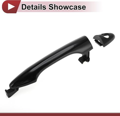 1 Pc Car Exterior Door Handles Grip for Hyundai Tucson 2010-2015 Front Left No.826512S000 Black ABS in Saudi Arabia