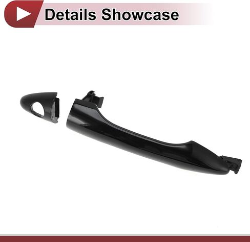 1 Pc Car Exterior Door Handles Grip for Hyundai Tucson 2010-2015 Front Left No.826512S000 Black ABS in Saudi Arabia