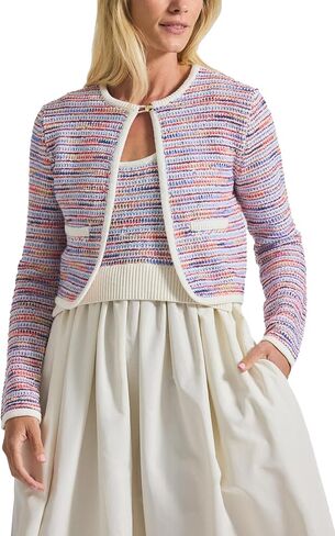 Derek Lam 10 Crosby Women's Findley Space Dyed Cardigan in Kuwait