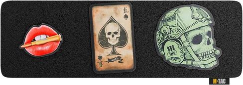 M-Tac Magnetic Tactical Patch Board - Display Panel Holder with Loop Surface Organizer for Military Army Combat Morale Patches with Hook Fasteners Emblems & Patches for Vest Backpacks in Kuwait