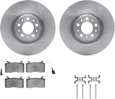 مجموعة فرامل شركة الاحتكاك الديناميكي لسيارة ألفا روميو جوليا 2017-2021؛ 2018-2021 الفا روميو ستيلفيو| طقم دوّارات ووسادات فرامل سيراميك أمامية EURO 5000|الأجهزة متضمنة in Kuwait
