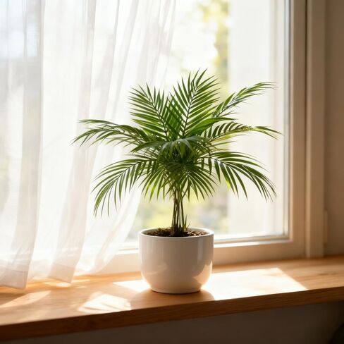 110 Pcs 25 Inch Artificial Palm Leaves Decor Fake Palm Branches Tree Leaves Large Tropical Faux Plants Plastic Fronds for Sunday Vase Tree Jungle Beach Wedding Party Decoration in Kuwait