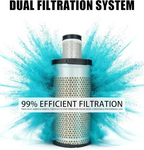 10560411400 19480413500 فلتر الهواء الخارجي والداخلي مناسب لجرارات سلسلة ماهيندرا 1500 و1600، بما في ذلك موديلات 1533 و1538 و1640 in Kuwait