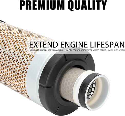 10560411400 19480413500 فلتر الهواء الخارجي والداخلي مناسب لجرارات سلسلة ماهيندرا 1500 و1600، بما في ذلك موديلات 1533 و1538 و1640 in Kuwait