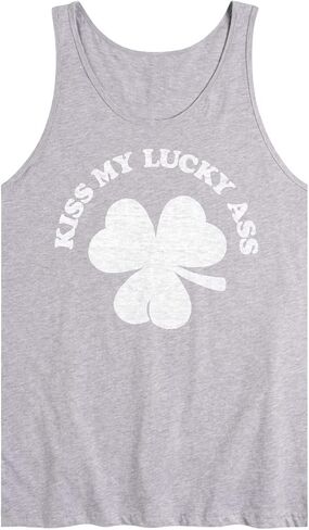 Instant Message - Kiss My Lucky Ass - Men's Jersey Tank Top in Kuwait