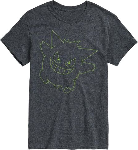 HYBRID APPAREL - Pokémon - Gengar Big Face - تي شيرت رجالي برسومات قصيرة الأكمام in Kuwait