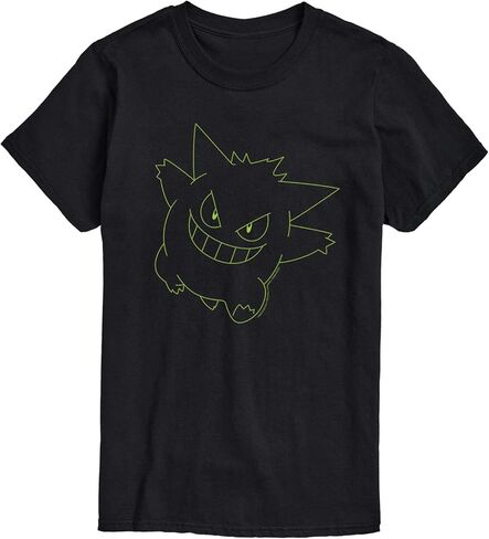 HYBRID APPAREL - Pokémon - Gengar Big Face - تي شيرت رجالي برسومات قصيرة الأكمام in Kuwait