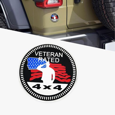 شارة سيارات معدنية Squatch 4 × 4، شارات سيارة، شعار سيارة مُصنف بنمط الرجل البري، ملحقات السيارات ملصق شعار مستدير ثلاثي الأبعاد مناسب لسيارات جيب رانجلر والشاحنات وسيارات الدفع الرباعي (تصنيف Squatch-B) in Kuwait