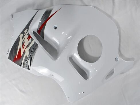 الولايات المتحدة الأسهم دراجة نارية الأبيض حقن العفن ABS Fairings كيت صالح ل 1997-2007 GSXR 1300 Gen1 Hayabusa هيكل السيارة ما بعد البيع Fairings Kit 1998 1999 2000 2001 2002 2003 2004 2005 2006 in Kuwait