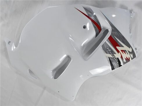 الولايات المتحدة الأسهم دراجة نارية الأبيض حقن العفن ABS Fairings كيت صالح ل 1997-2007 GSXR 1300 Gen1 Hayabusa هيكل السيارة ما بعد البيع Fairings Kit 1998 1999 2000 2001 2002 2003 2004 2005 2006 in Kuwait