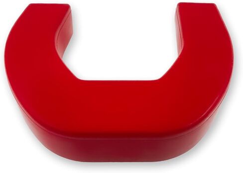 RECON - Fits 21-26 Dodge RAM 1500 Tow Hook Covers 2-Piece Set of 100% Silicone Rubber Covers Heavy Duty Rugged Durability Unique Style Protection (RED) in Saudi Arabia