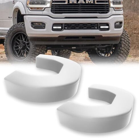 RECON - Fits 21-26 Dodge RAM 1500 Tow Hook Covers 2-Piece Set of 100% Silicone Rubber Covers Heavy Duty Rugged Durability Unique Style Protection (RED) in Saudi Arabia