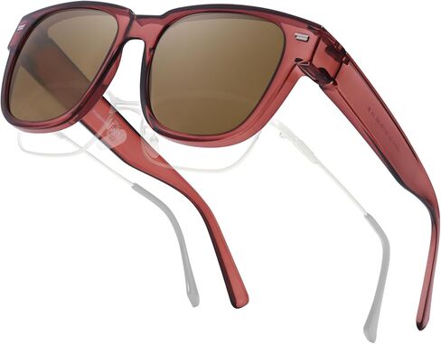 IGnaef Polarized Fit Over Sunglasses to Wear Over Glasses Lightweight TR90 Frame IF1010 in Saudi Arabia
