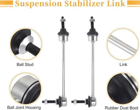 X AUTOHAUX 2 قطعة الجبهة Sway بار الروابط استقرار طقم وصلة لفورد F-150 2010-2014 4WD / 4x4 نماذج فقط تعليق عدة رقم K750511 in Saudi Arabia