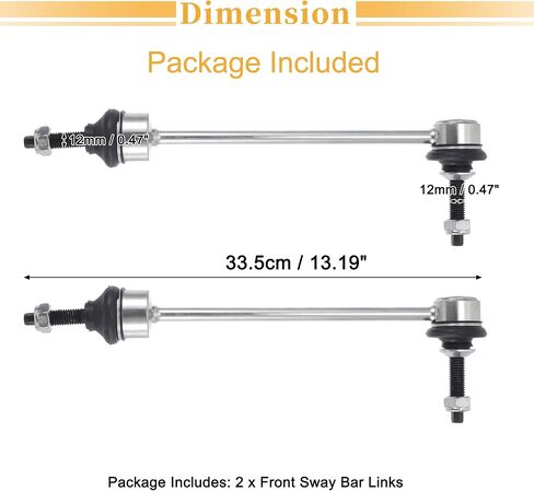 X AUTOHAUX 2 قطعة الجبهة Sway بار الروابط استقرار طقم وصلة لفورد F-150 2010-2014 4WD / 4x4 نماذج فقط تعليق عدة رقم K750511 in Saudi Arabia