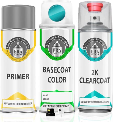 ERA Paints - 25R - Splash Green Mica for MAZDA Exact OEM Color Match Automotive Touch Up Paint for Cars - Scratch & Chip Repair for Metal & Plastic - Premium Kit - Made in USA in Saudi Arabia