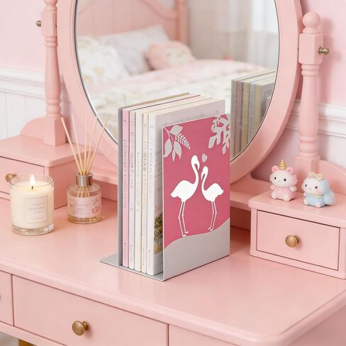 2pcs Bookends Metal Bookends ، Bookings for Shelps Decorative ، STIBLE STIPTOP BOOK COMPAR in Kuwait