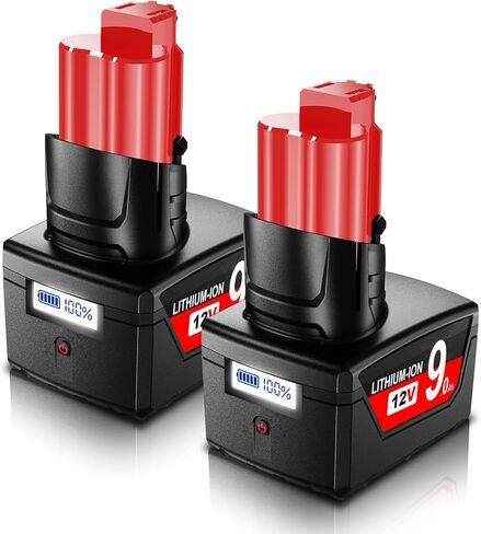 استبدال بطارية ميلووكي M12 2 حزمة 7000 مللي أمبير 12 فولت بطارية M12 ميلووكي المطورة XC 48-11-2410 48-11-2420 48-11-2411 48-11-2401 48-11-2402 أدوات كهربائية Cordlees in Kuwait