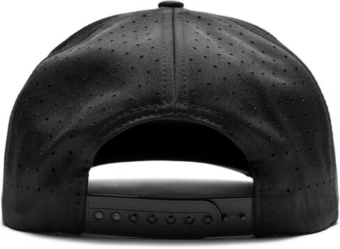 تيشيرت Back Nine Bullies Golf Co Crossed Tees Snapback للأداء البارد - قبعة جولف للرجال، قابلة للتنفس، سريعة الجفاف، خفيفة الوزن، قبعة قابلة للتعديل (أسود) in Kuwait