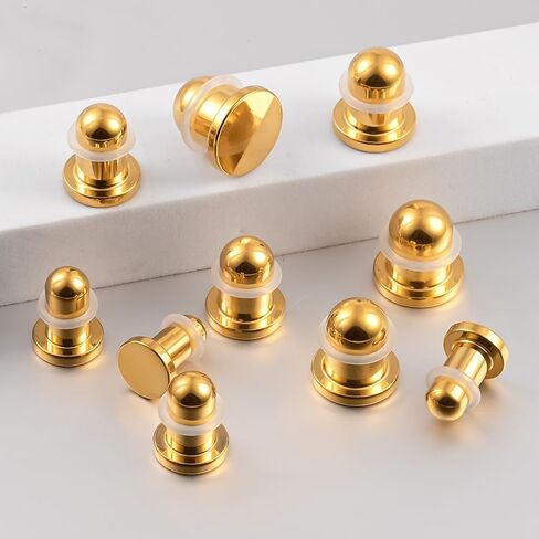 Vankula 14PCS/8PCS 0.5mm Increments Ear Stretching Kit with Rubber Rings, Stainless Steel Hypoallergenic Gauge Plug Stretching Kit Ear Expander Body Piercing Jewelry in Kuwait