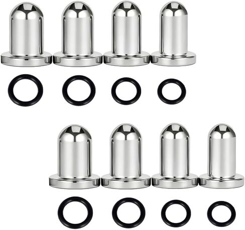 Vankula 14PCS/8PCS 0.5mm Increments Ear Stretching Kit with Rubber Rings, Stainless Steel Hypoallergenic Gauge Plug Stretching Kit Ear Expander Body Piercing Jewelry in Kuwait