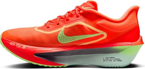 Nike Zoom Fly 6 Men's Road Racing Shoes (Bright Crimson/Lime Blast/Mint Foam/Cave Purple) Size 7.5 in Saudi Arabia