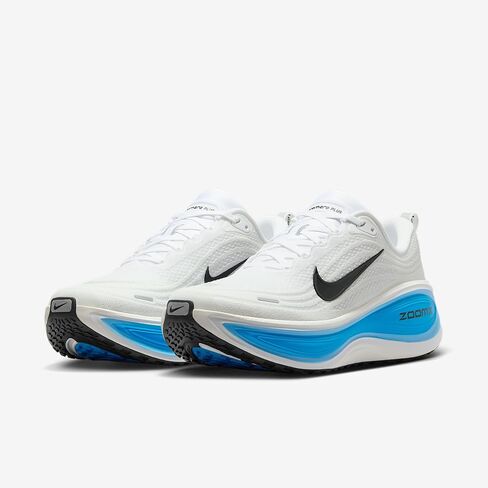 حذاء الجري Nike Vomero Plus للرجال (أبيض/أزرق هيرو/أزرق هيدروجين/أسود) مقاس 11.5 in Saudi Arabia