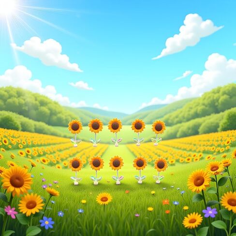 10Pcs Cozy Hoome Cozy Home Sunflower,Sunnyvibe Ornaments for Car,Car Accessories,Creative Rocking Ornament,Sunflower Dashboard Decorations for Mother's Day Home Decor Accents in Kuwait