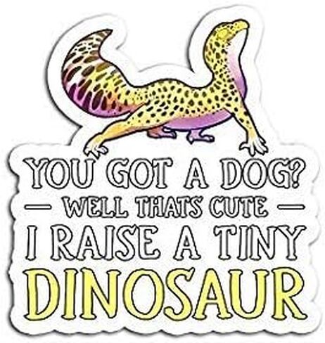 Leopard Gecko Lizard Lover Sticker Graphic - Sticker Decal in Saudi Arabia
