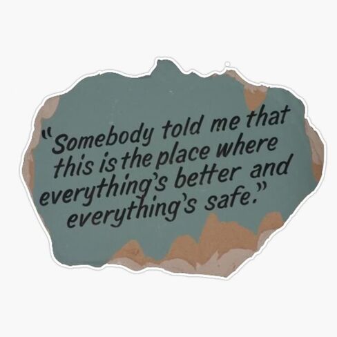 One Tree Hill quote Bumper Sticker Vinyl Decal 5 inches in Kuwait