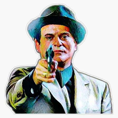 Joe Pesci Mafia Gangster Movie Goodfellas Painting Vinyl Waterproof Sticker Decal Car Laptop Wall Window Bumper Sticker 5" in Kuwait