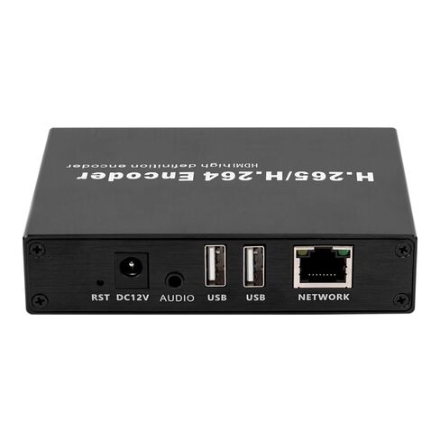 Exvist H.265 4K HDMI Video Encoder ، HDMI إلى IP Encoder ، Dual USB2.0 للتسجيل ، HDMI loopout ، متوافق مع ONV/HK ، بث البث المباشر لـ YouTube ، Facebook ، Wowza ، Twitch in Kuwait