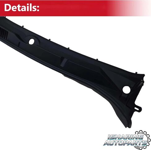 Front Grill Windshield Wiper Cowl Panel Compatible with 2014-2021 Toyota Tundra Black Replace# 55708-0C060, 557080C060, 55708-0C061, 557080C061 in Kuwait