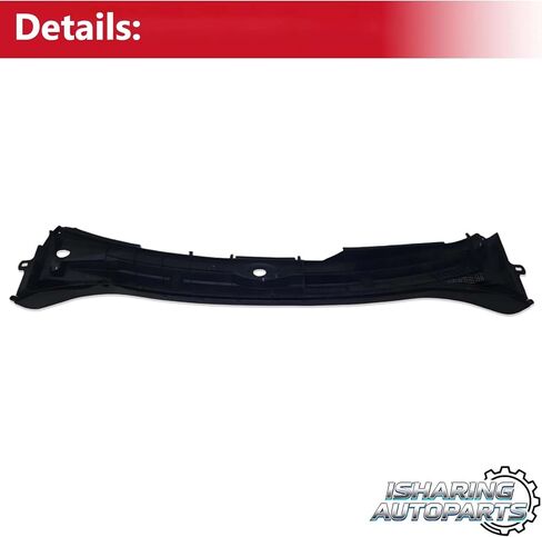 Front Grill Windshield Wiper Cowl Panel Compatible with 2014-2021 Toyota Tundra Black Replace# 55708-0C060, 557080C060, 55708-0C061, 557080C061 in Kuwait
