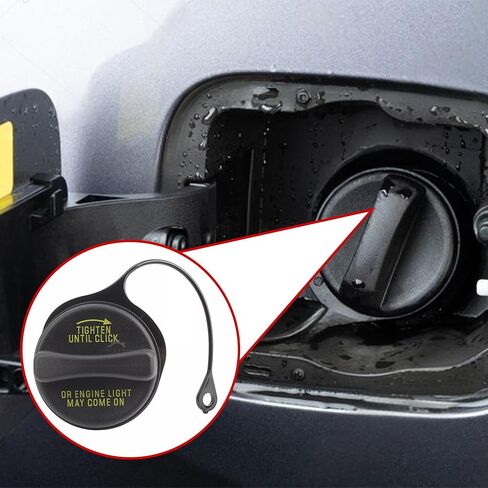 Gas Cap Fuel Tank Cap for Ford Ranger 1998-2003 for Lincoln Continental 1997,1999-2002 Fuel Tank Filler Cap Part Number XU5Z-9030-JA 1Pcs Black in Saudi Arabia