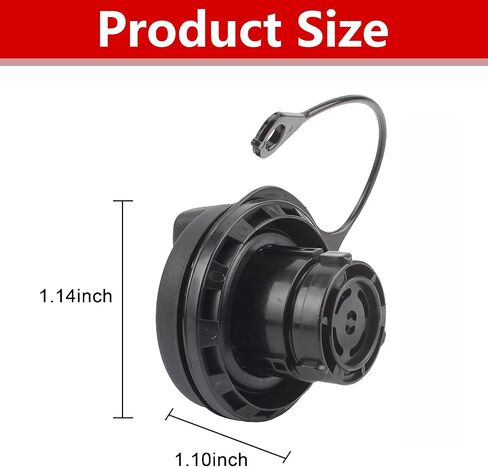 Gas Cap Fuel Tank Cap for Ford Ranger 1998-2003 for Lincoln Continental 1997,1999-2002 Fuel Tank Filler Cap Part Number XU5Z-9030-JA 1Pcs Black in Saudi Arabia