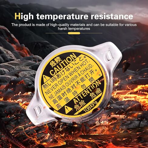 Car Radiator Cap, Radiator Coolant Reservoir Cap OE #16401-31650 16401-31480 16401-20353, Compatible with 4Runner Avalon Echo Highlander Prius C Sequoia Sienna Solara Supra in Kuwait
