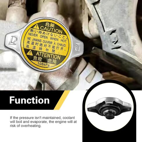 Car Radiator Cap, Radiator Coolant Reservoir Cap OE #16401-31650 16401-31480 16401-20353, Compatible with 4Runner Avalon Echo Highlander Prius C Sequoia Sienna Solara Supra in Kuwait