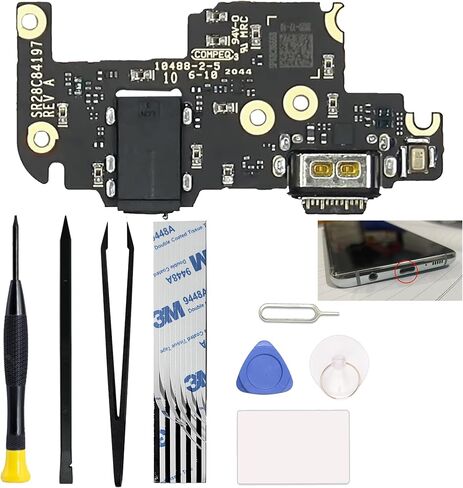 Charging Port Replacement Kit Compatible with Moto G Power 2020, XT2041-4 Dock Board USB-C Connector, with Instruction Manual, Toolkit in Saudi Arabia