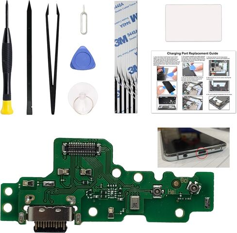 Charging Port Replacement Kit Compatible with Moto G Power 2020, XT2041-4 Dock Board USB-C Connector, with Instruction Manual, Toolkit in Saudi Arabia